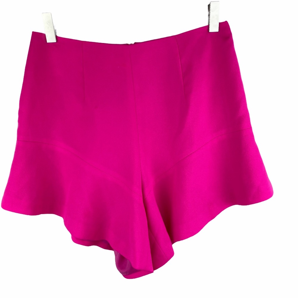 Finders Keepers High Waist Pink Ruffle Shorts Small - Picture 5 of 9